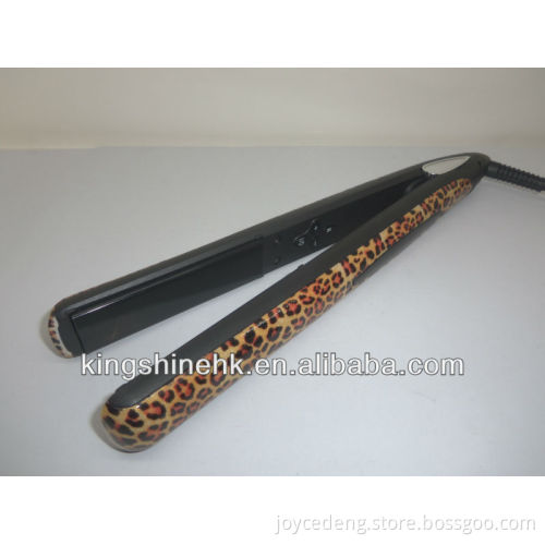 New arrival,Animal print hair straightener with fast heating